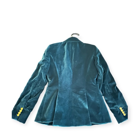 Smythe Velvet Green Blazer - Picture 2 of 2
